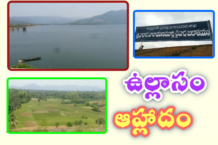 Raivada dam looking very beautiful in summer vizag district