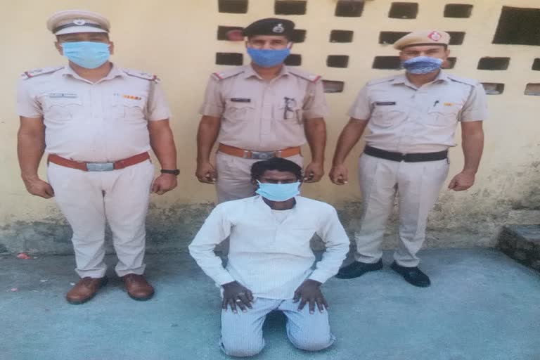 police arrested accused in blind murder case gurugram