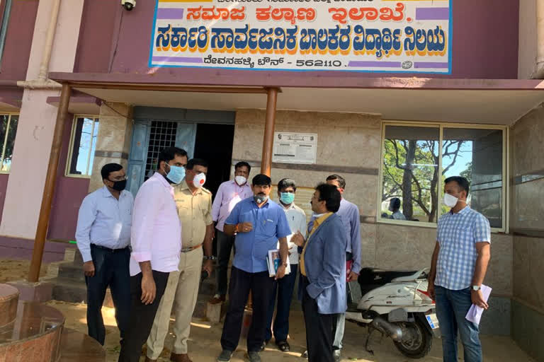 12 people tested positive for coronavirus those who in Devanahalli quarantine center