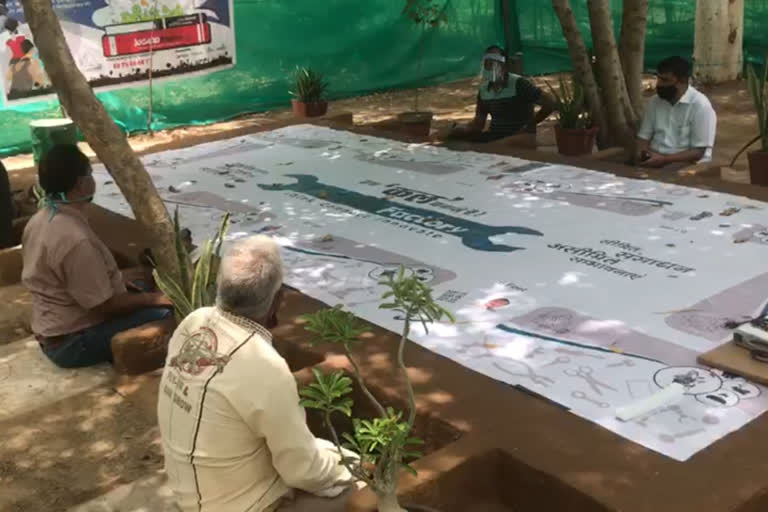 Eco table on Environment Day,  विश्व पर्यावरण दिवस