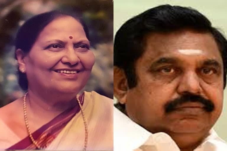 TN CM Palaniswami condolance