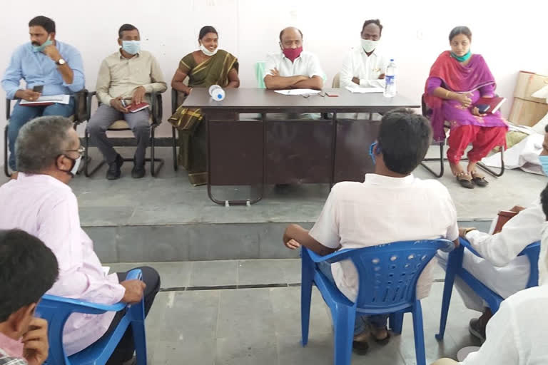 mla challa dharma reddy review meet with sarpanchs in warangal rural parakala