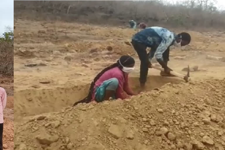 Workers got work under MNREGA scheme in Raisen district