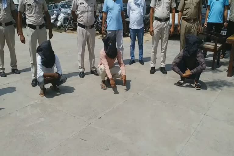 police arrested seven members of thief gang in  sirsa