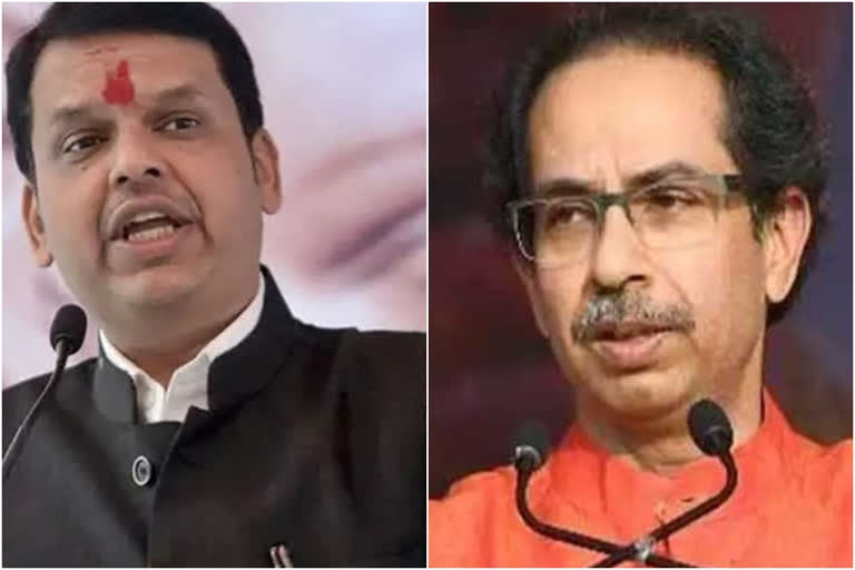 Senior BJP leader Devendra Fadnavis and Maharashtra Chief Minister Uddhav Thackeray