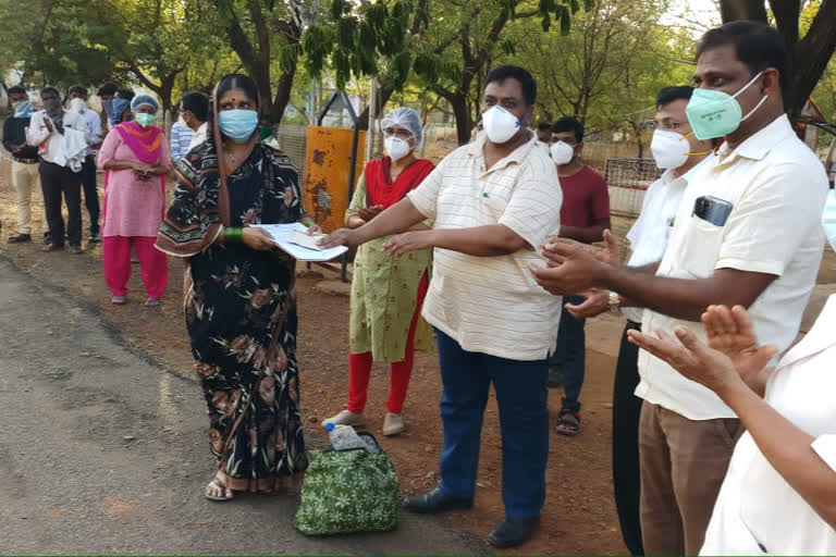 Healed by two corona in Bagalkot