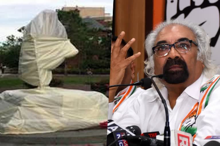 desecration-of-gandhi-statue