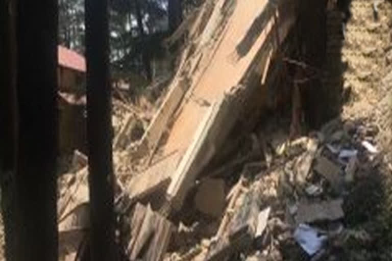 Five storey building collapsed in Himachal Pradesh's Shimla