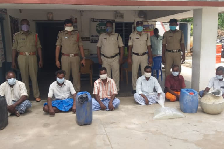 police raids on natusara making centers in chittoor dst gangadhara nellore  consistency