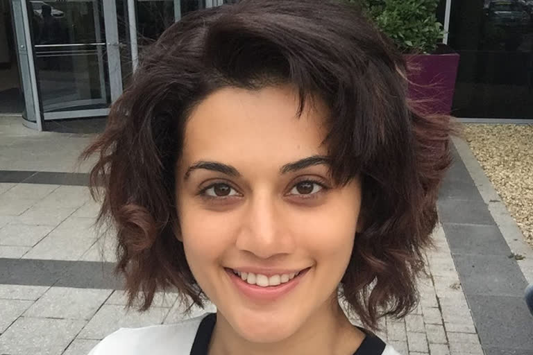 Taapsee takes a dose of 'double workout' amid lockdown