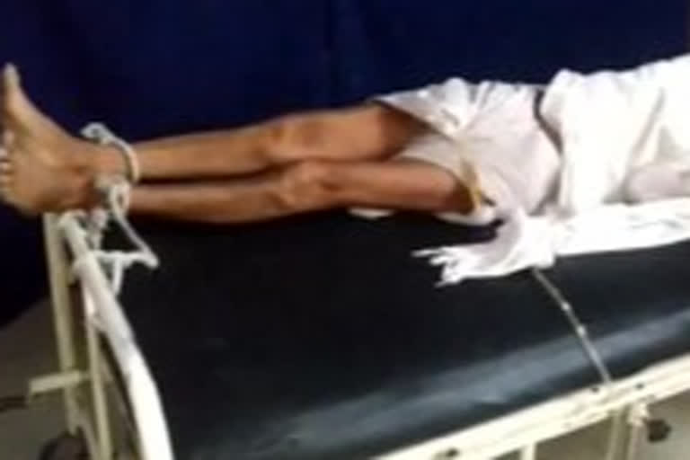 Elderly Man Tied To Madhya Pradesh Hospital Bed Allegedly Over Non-Payment Of Bills