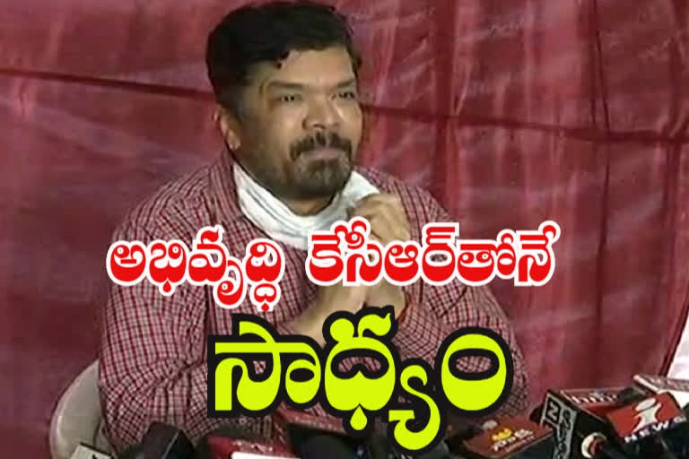 cine actor posani krishnamurali spoke about cm kcr and ktr