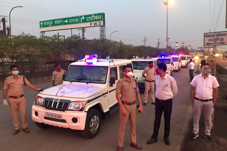 Police took out flag march in Birgaon