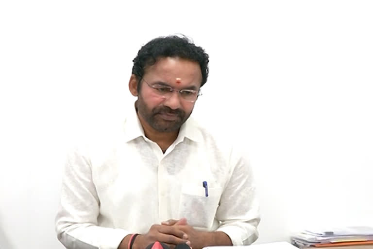 Minister of State for Union Home Ministry kishan reddy condolence on reporter death