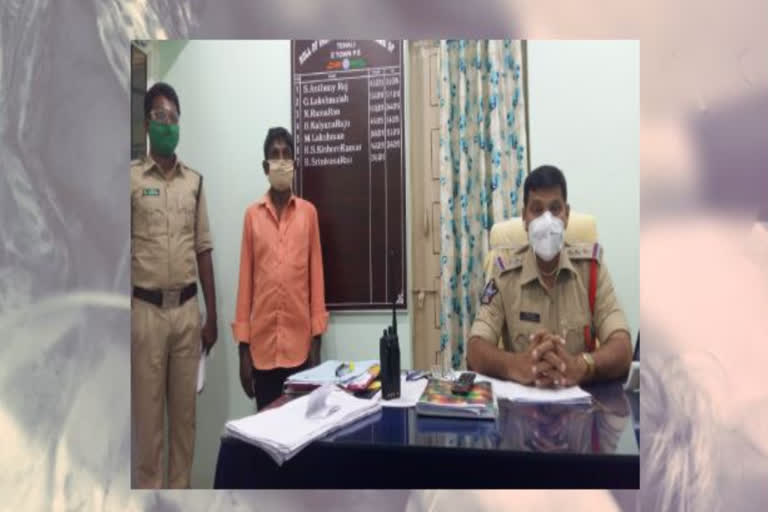 accused arrested in mother murder case in tenali guntur district