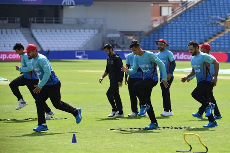 Afghanistan cricketers resume training camp