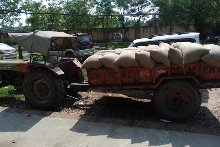 grain seized in buxar