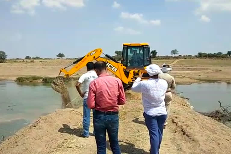 action on illegal sand mining