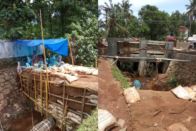 pathanamthitta  Thadayana Bheeshani  flood  വെള്ളക്കെട്ട് ഭീഷണി  പ്രളയ ഭീതി  പത്തനംതിട്ട