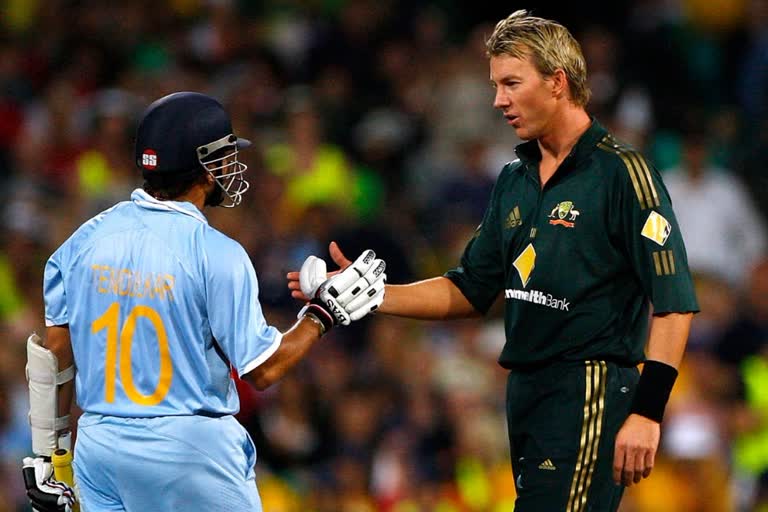 brett lee and sachin tendulkar seek alternative to saliva on cricket ball