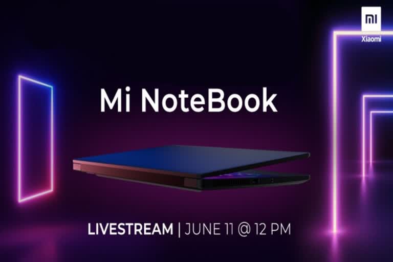 With new features Mi Notebook Launch on June 11  through virtual event