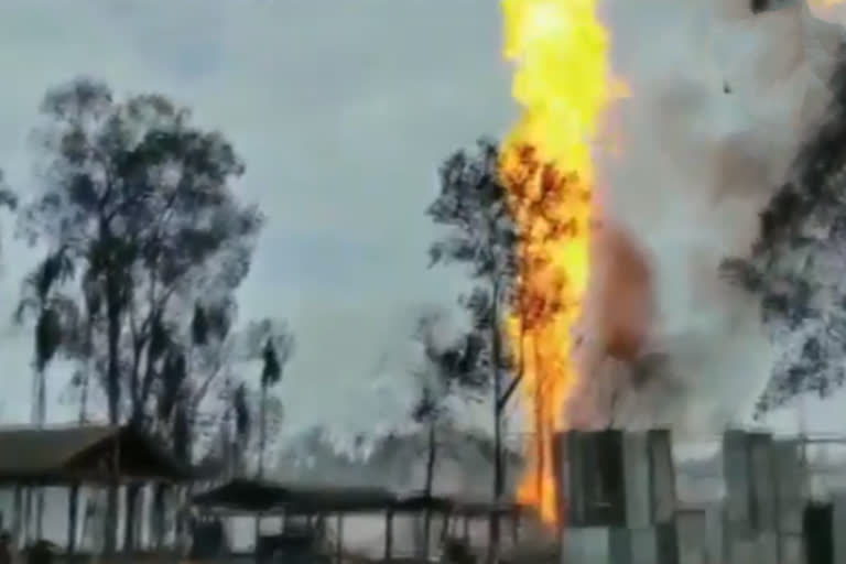 Massive fire at Baghjan oil field creates panic, two employees of Oil missing