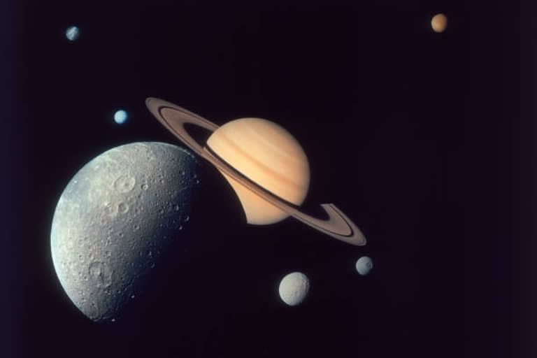 Saturn and Titan