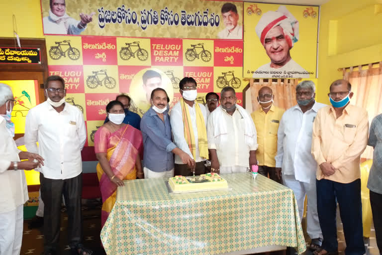 balakrishna birthday celebrations in mangalgiri