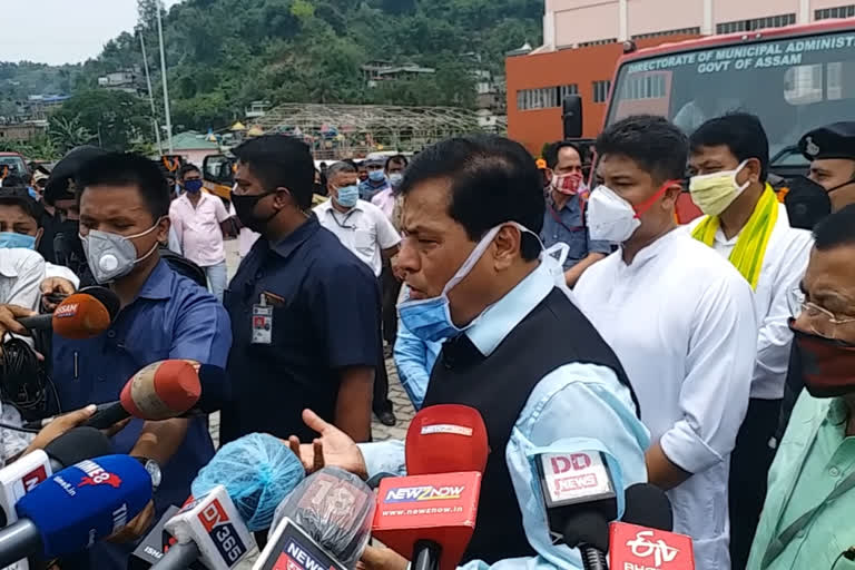 cm sarbananda sonowal interacted with pm over baghjan incident