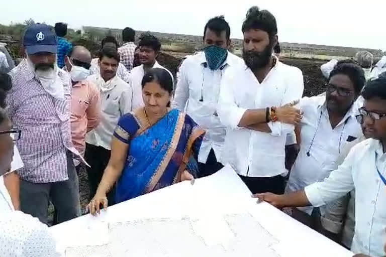 minister, joint collector visited to gudivada krishna district