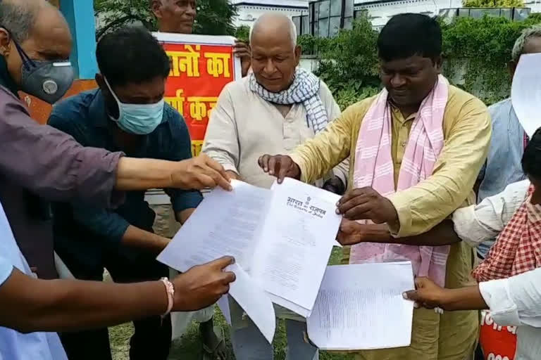 farmer council protest in darbhanga