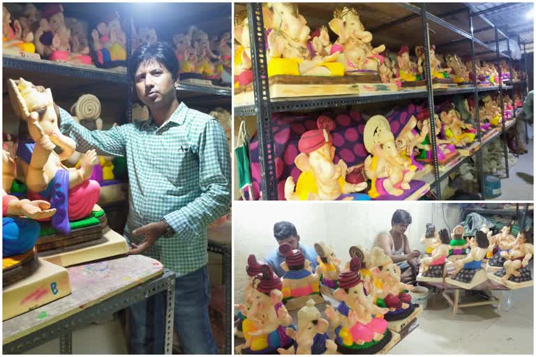 Ganesh idol factory