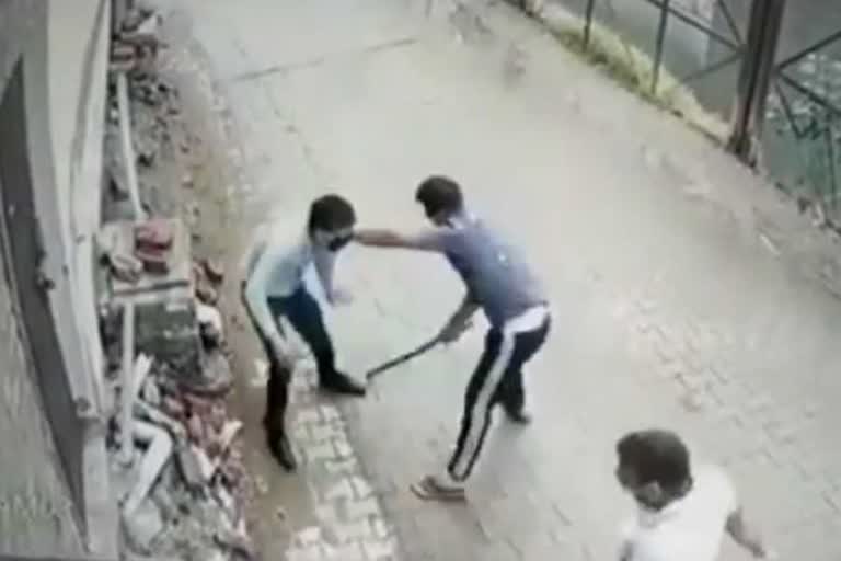 young man beaten by wife family in panipat