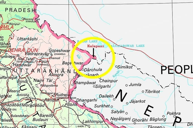 Nepal map row