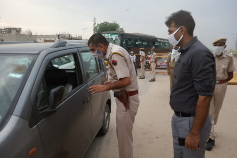 भिवाड़ी बॉर्डर सील, Bhiwadi border seal