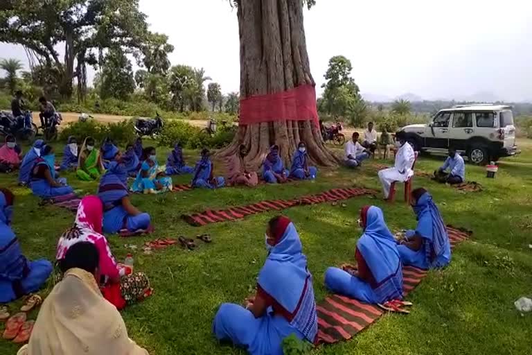 Jal Sahia Sangh held a meeting regarding their demands in dumka