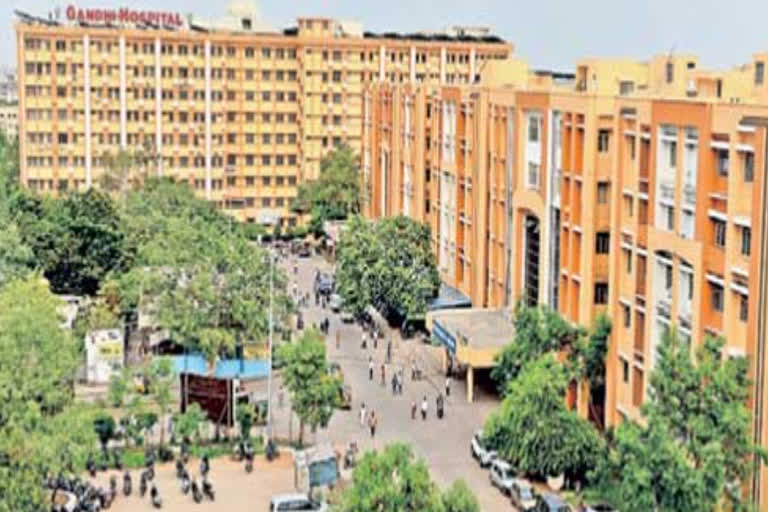 Gandhi hospital doctors were assaulted in spite of  tight security