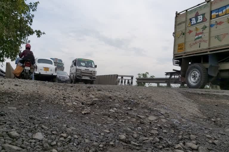 Churni bridge in poor condition