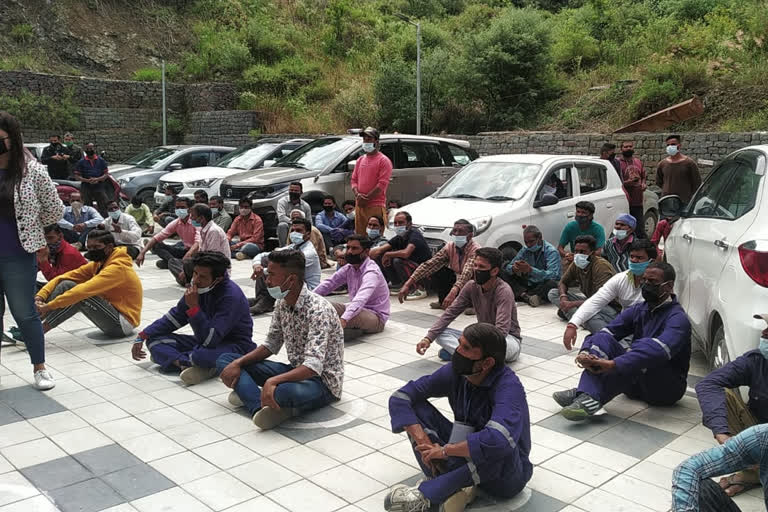 Kisan Sabha protest