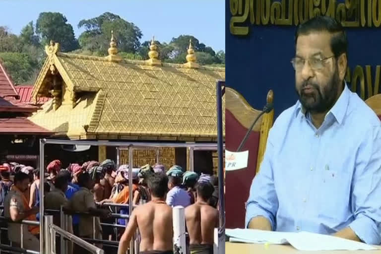 Sabarimala Temple won't be open for public: Kadakampally Surendran