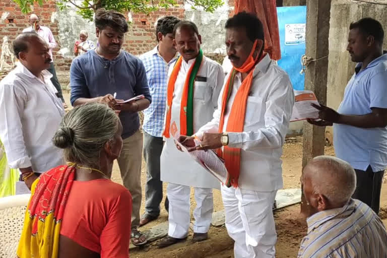 bjp leaders compaign in warangal rural district