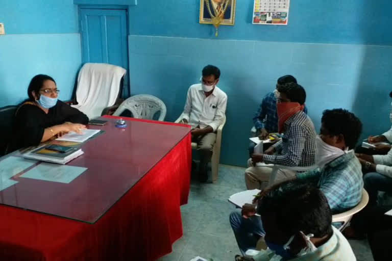 dpo conducted meeting in village secratiate officers at udaygiri nellore district