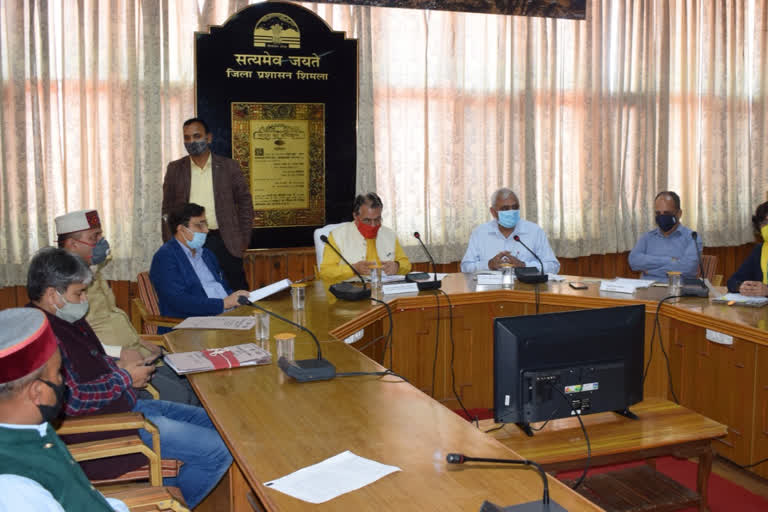 meeting regarding apple season, सेब सीजन को लेकर शिक्षा मंत्री की बैठक