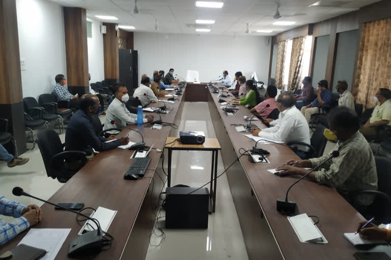 Collector took a meeting regarding Corona in aagar