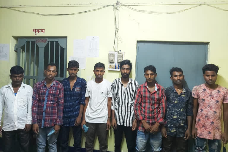 8 robbers arrested by hauli police