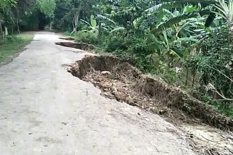 Kampur west Karbi Anglong Connected Road