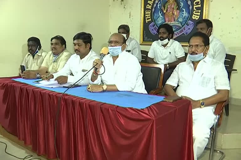 tdp leaders media conference on acchhennayudu in rajamahendravaram