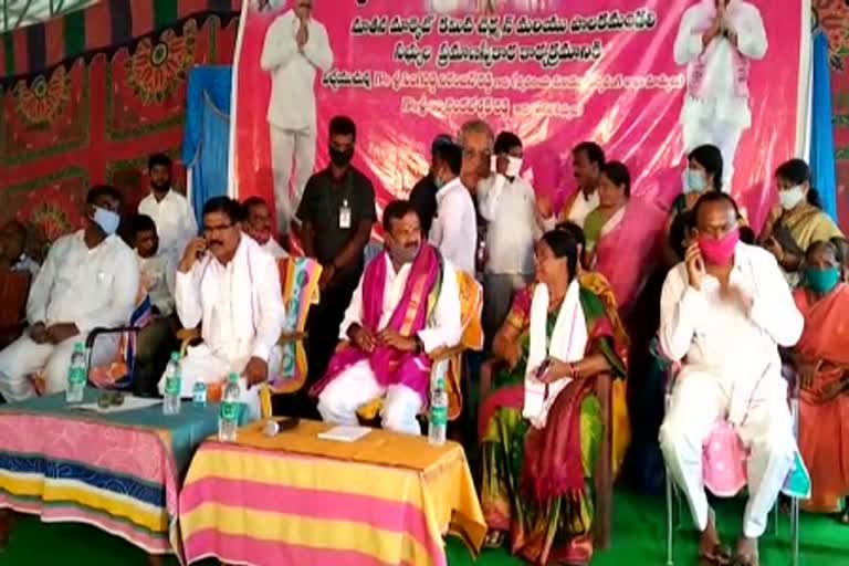 agriculture minister niranjan reddy participated in oath ceremony in wanaparthy district