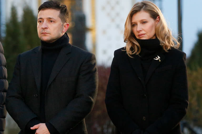 President Volodymyr Zelenskiy and his wife Olena