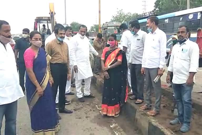 mallareddy visit harithaharam works